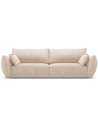 Kaelle 3-personers sofa i chenille B208 cm - Beige