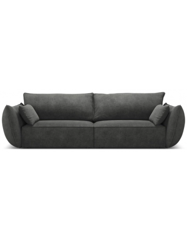 Kaelle 3-personers sofa i chenille B208 cm – Mørkegrå