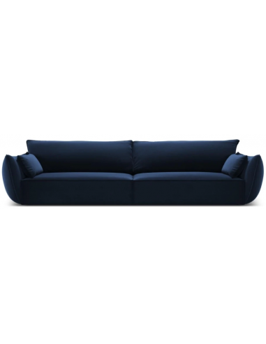 Kaelle 4-personers sofa i velour B248 cm - Blå