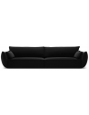 Kaelle 4-personers sofa i velour B248 cm - Sort