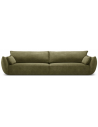 Kaelle 4-personers sofa i chenille B248 cm - Grøn