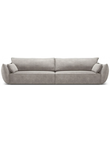 Se Kaelle 4-personers sofa i chenille B248 cm - Lysegrå hos Lepong.dk