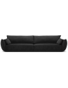 Kaelle 4-personers sofa i chenille B248 cm - Sort