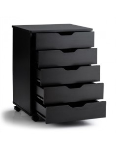 Skuffesektion med 5 skuffer...