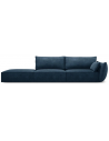 Kaelle venstrevendt 4-personers sofa i chenille B286 cm - Blå