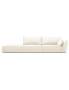 Kaelle venstrevendt 4-personers sofa i chenille B286 cm - Lys beige