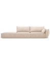 Kaelle venstrevendt 4-personers sofa i chenille B286 cm - Beige