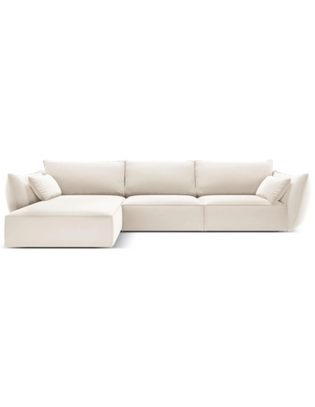 beige sofa med chaiselong