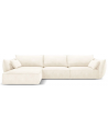 Kaelle venstrevendt chaiselongsofa i chenille B308 x D171 cm - Lys beige