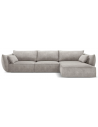 Kaelle højrevendt chaiselongsofa i chenille B308 x D171 cm - Lysegrå