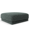 Miley puf til sofa i chenille B85 x D85 cm - Petrolium