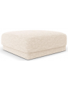 Miley puf til sofa i chenille B85 x D85 cm - Lys beige