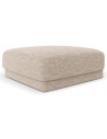 Miley puf til sofa i chenille B85 x D85 cm - Beige