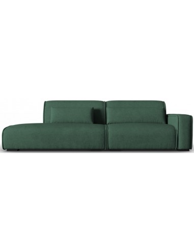 Lina venstrevendt 3-personers sofa i polyester B274 cm – Grøn