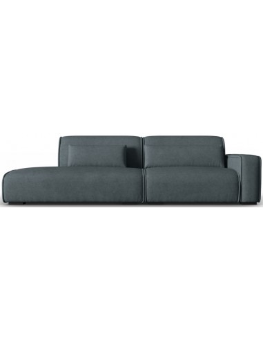 Lina venstrevendt 3-personers sofa i polyester B274 cm – Blågrå