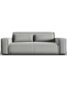 Lina 3-personers sofa i velour B192 cm - Grå