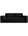 Lina 3-personers sofa i velour B192 cm - Sort