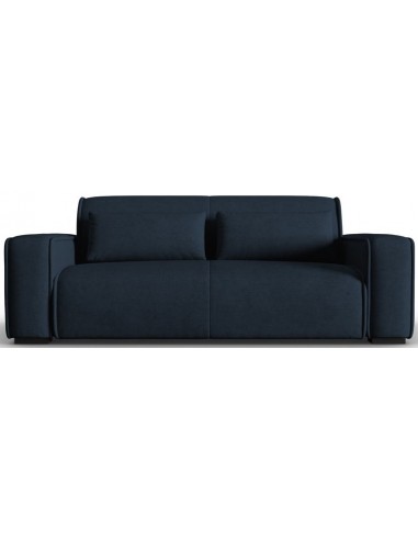 Lina 3-personers sofa i polyester B192 cm – Mørkeblå