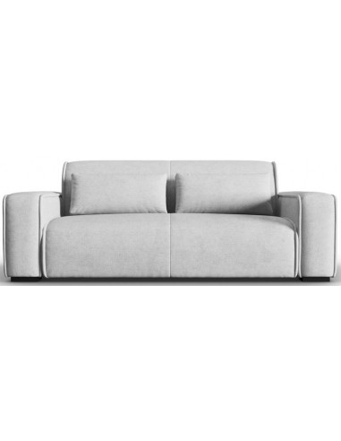 Lina 3-personers sofa i polyester B192 cm – Sølvgrå