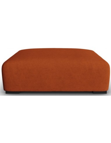 Se Lina puf til sofa i polyester B117 x D102 cm - Terracotta hos Lepong.dk