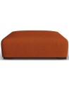 Lina puf til sofa i polyester B117 x D102 cm - Terracotta