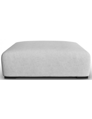 Se Lina puf til sofa i polyester B117 x D102 cm - Sølvgrå hos Lepong.dk