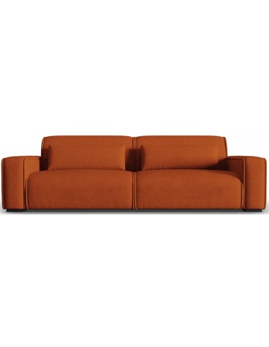 Se Lina 4-personers sofa i polyester B248 cm - Terracotta hos Lepong.dk