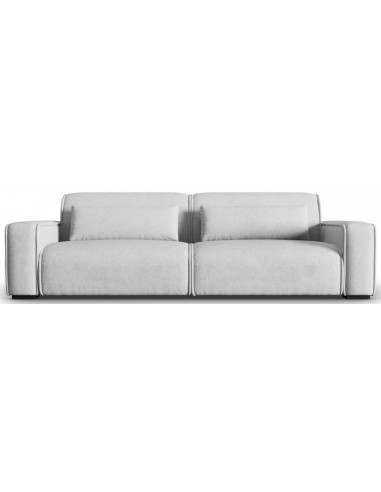 Billede af Lina 4-personers sofa i polyester B248 cm - Sølvgrå