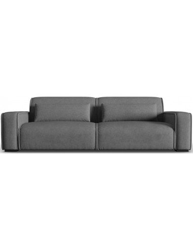 Se Lina 4-personers sofa i polyester B248 cm - Grå hos Lepong.dk