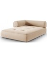 Lily venstrevendt daybed i chenille 188 x 144 cm - Beige