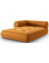 Lily venstrevendt daybed i chenille 188 x 144 cm - Sennepsgul