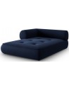 Lily venstrevendt daybed i chenille 188 x 144 cm - Navy