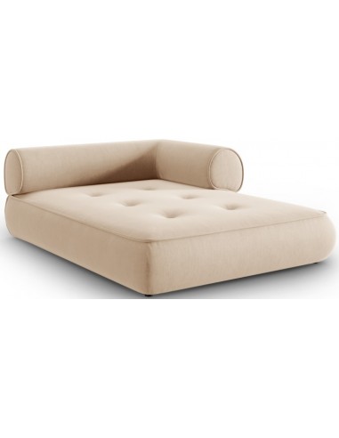 Billede af Lily højrevendt daybed i chenille 188 x 144 cm - Beige