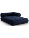 Lily højrevendt daybed i chenille 188 x 144 cm - Navy