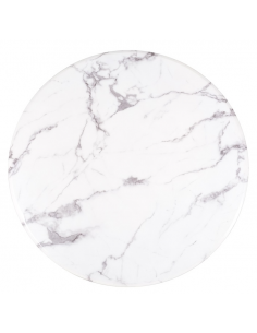 Rundt spisebord marmor 2
