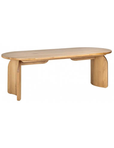 Se Fairmont ovalt spisebord i egetræ 270 x 100 cm - Eg hos Lepong.dk
