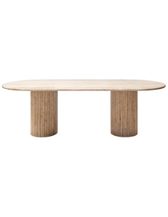 Spisebord marmor travertin 2