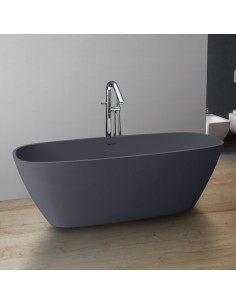 Fritstående badekar i solid...