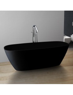 Fritstående badekar i solid...