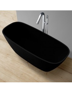 Fritstående badekar i solid... 2