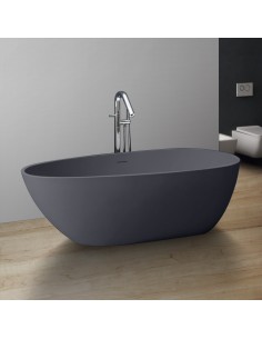 Fritstående badekar i solid...