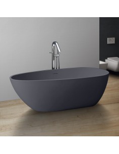 Fritstående badekar i solid...