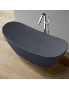 Fritstående badekar i solid... 2