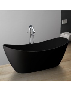 Fritstående badekar i solid...