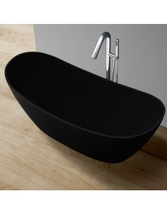 Fritstående badekar i solid... 2