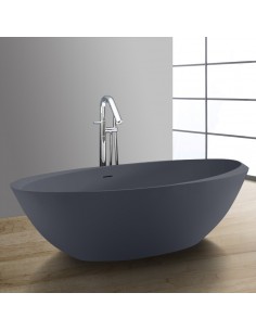 Fritstående badekar i solid...