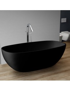 Fritstående badekar i solid...