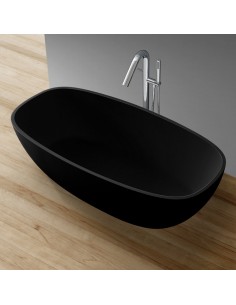 Fritstående badekar i solid... 2