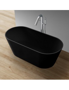 Fritstående badekar i solid... 2