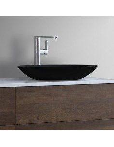 Bordmonteret oval håndvask...